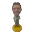 Stock Body Casual Autumn in Vermont Male Bobblehead